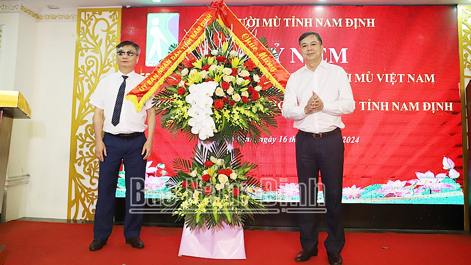 Hội Người mù tỉnh kỷ niệm 55 năm ngày thành lập Hội Người mù Việt Nam