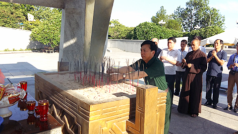 Chuẩn bị khởi công xây dựng Đài Liệt sĩ tỉnh Nam Định tại Nghĩa trang liệt sĩ quốc gia Đường 9