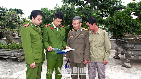 Hội Cựu chiến binh phường Cửa Nam tích cực tham gia giữ gìn an ninh trật tự