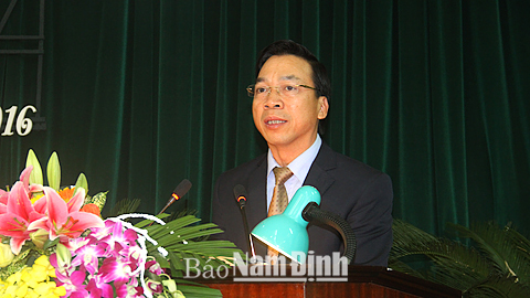 Phát biểu khai mạc kỳ họp của đồng chí Trần Văn Chung