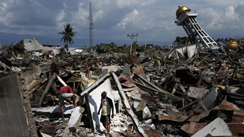 Động đất rung chuyển thành phố Bitung của Indonesia