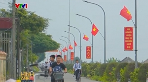 Nam Định: Làng quê rực rỡ cờ hoa chào mừng Ngày thống nhất đất nước